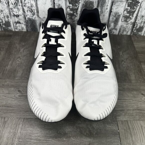Nike Men size 15 Zoom Rival M 9 Track and Field Spikes White AH1020-001 - Picture 4 of 7